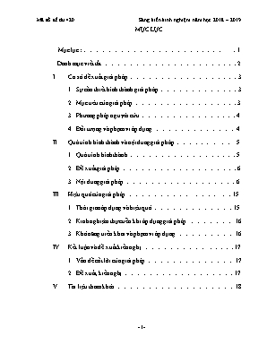 Sáng kiến kinh nghiệm Sử dụng máy tính cầm tay để giải nhanh một số dạng toán thường gặp liên quan đến hàm số - Năm học 2018-2019 - Lê Thị Kim Thiên